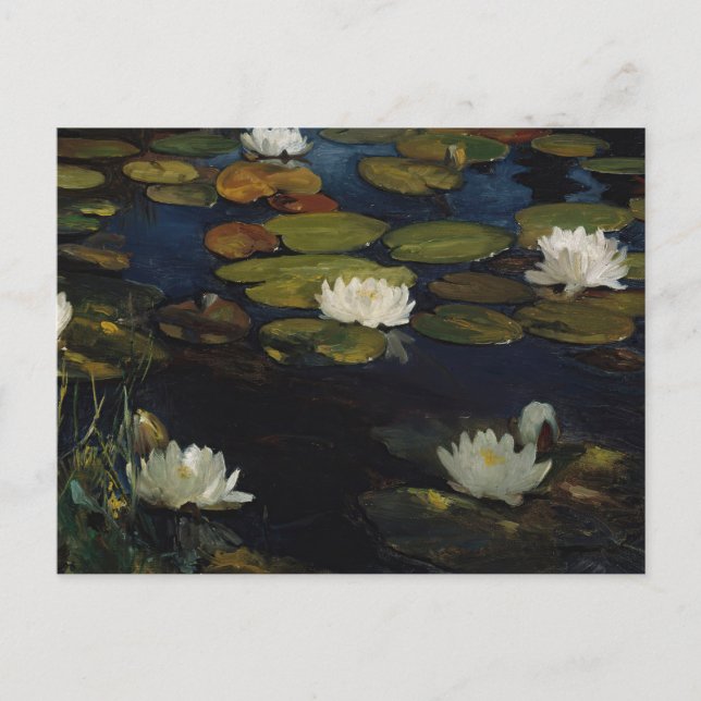 Water Lilies | Albert Edelfelt Postcard (Front)