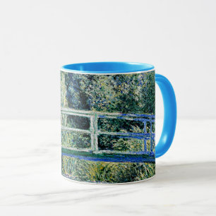"Water Lilies and Japanese Bridge" Mug