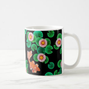 Water Lilies and Koi Fish Mug