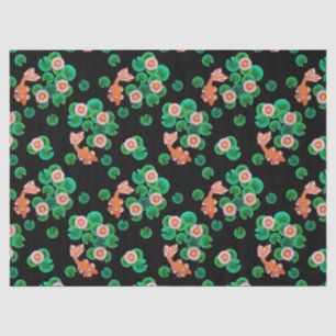 Water Lilies and Koi Fish Tissue Paper
