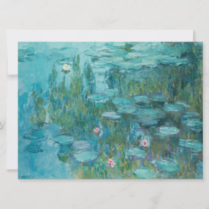 Water Lilies (by Claude Monet, 1915) Card