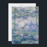 Water Lilies by Claude Monet, 1916 - 1919 Card<br><div class="desc">Monet - a celebration of the Masters of Art</div>