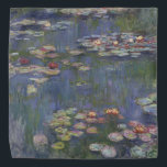 Water Lilies by Claude Monet Bandana<br><div class="desc">Claude Monet - Water Lilies. Beautiful floral painting in beautiful colours by Claude Monet. High quality printed gifts,  prints,  phone cases and many other great gifts.</div>