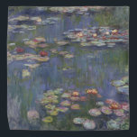 Water Lilies by Claude Monet Bandana<br><div class="desc">Claude Monet - Water Lilies. Beautiful floral painting in beautiful colours by Claude Monet. High quality printed gifts, prints, phone cases and many other great gifts.</div>