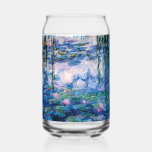 Water Lilies by Claude Monet  Can Glass<br><div class="desc">Water Lilies by Claude Monet. 
Please visit my store for more interesting design and more colour choice => zazzle.com/iwheels*</div>