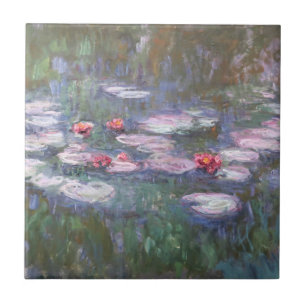 Water Lilies by Claude Monet Ceramic Tile