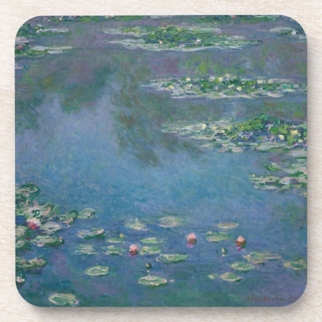 Water Lilies by Claude Monet Coasters (Front)