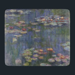 Water Lilies by Claude Monet Cutting Board<br><div class="desc">Claude Monet - Water Lilies. Beautiful floral painting in beautiful colours by Claude Monet. High quality printed gifts,  prints,  phone cases and many other great gifts.</div>