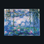 Water Lilies by Claude Monet Doormat<br><div class="desc">Please visit my store for more interesting design and more colour choice =>  zazzle.com/iwheels*</div>