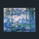 Water Lilies by Claude Monet Doormat<br><div class="desc">Please visit my store for more interesting design and more colour choice => zazzle.com/iwheels*</div>