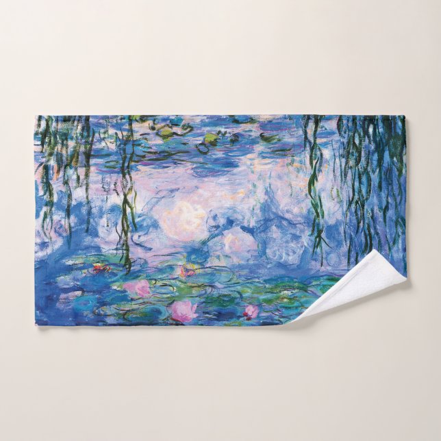 Water Lilies by Claude Monet Hand Towel (Hand Towel)