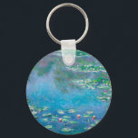 Water Lilies by Claude Monet  Keychain<br><div class="desc">Water Lilies
by Claude Monet</div>