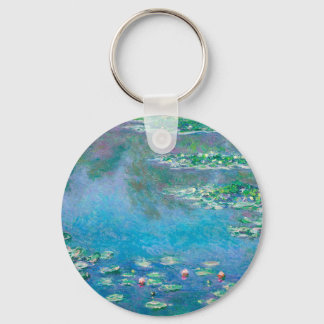 Water Lilies by Claude Monet Keychain