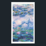 Water Lilies by Claude Monet Napkin<br><div class="desc">Water Lilies by Claude Monet.
Please visit my store for more interesting design and more colour choice. => zazzle.com/iwheels*</div>