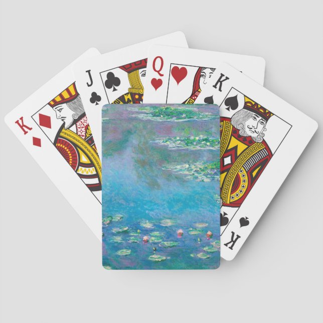 Water Lilies by Claude Monet Playing Cards (Back)