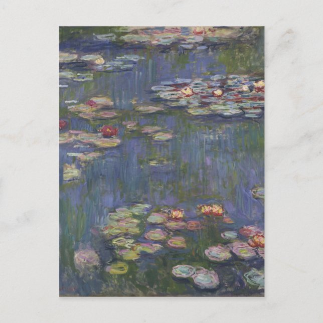 Water Lilies by Claude Monet Postcard (Front)