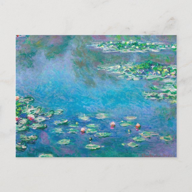 Water Lilies by Claude Monet Postcard (Front)