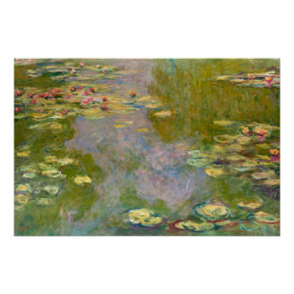 Water Lilies by Claude Monet Poster
