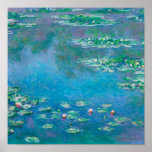 Water Lilies by Claude Monet Poster<br><div class="desc">Water Lilies by Claude Monet</div>