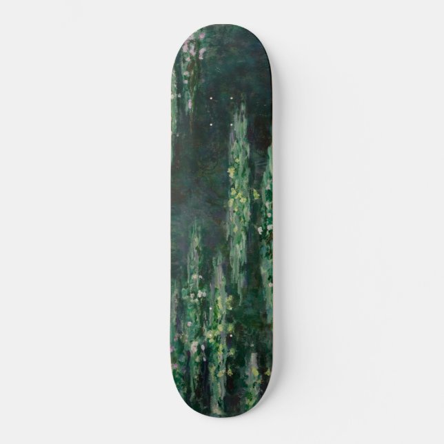 Water Lilies (by Claude Monet) Skateboard (Front)