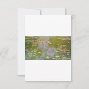 Water Lilies by Claude Monet Thank You Card