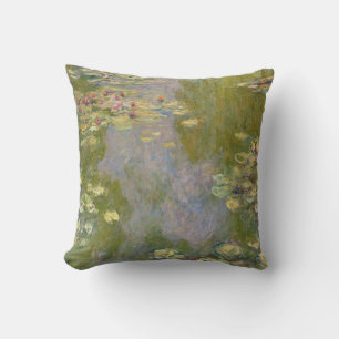 Water Lilies by Claude Monet Throw Pillow