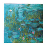 Water Lilies by Claude Monet Tile<br><div class="desc">Water Lilies by Claude Monet.</div>