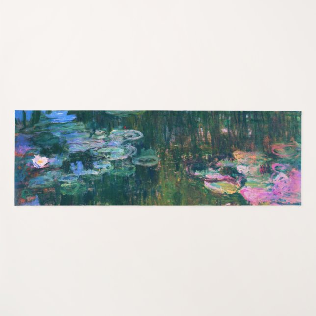 Water Lilies by Claude Monet Yoga Mat (Front (Horizontal))