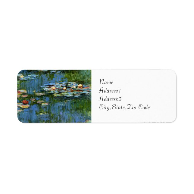 Water Lilies by Monet (Front)