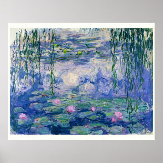 Water Lilies by Monet | 30"x24" Poster