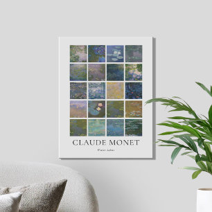 Water Lilies Claude Monet Canvas Print