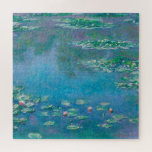 Water Lilies Claude Monet Jigsaw Puzzle<br><div class="desc">Customize size or add a border as desired.</div>