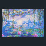 Water Lilies Claude Monet Kitchen Towel<br><div class="desc">Water Lilies Claude Monet cool,  old,  master,  masterpiece,  fine,  retored,   impressionism,  paint,  painting,  vibrant,  saturated,  colour,   beautiful,  nice,  quality,  high,  resolution,  landscape,  scenery,   post,  decoration,  colours,  paris,  france,  renewed best,  seller,  colourful, cheap</div>