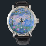 Water Lilies Claude Monet Restored Watch<br><div class="desc">Water Lilies Claude Monet Restored</div>
