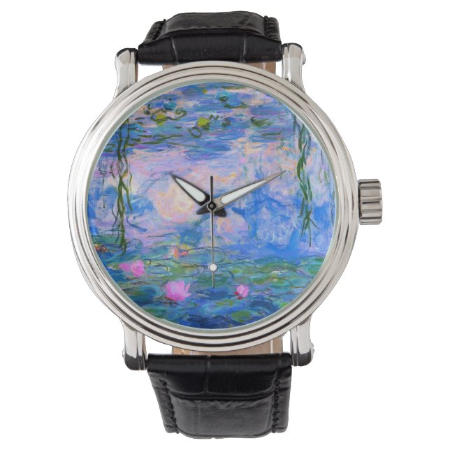 Water Lilies Claude Monet Restored Watch (Front)