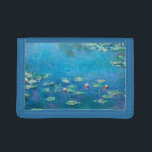 Water Lilies, Claude Monet  Trifold Wallet<br><div class="desc">“One instant, one aspect of nature contains it all, ” said Claude Monet, referring to his late masterpieces, the water landscapes that he produced at his home in Giverny between 1897 and his death in 1926. In this spatially ambiguous canvas, the artist looked down, focusing solely on the surface of...</div>