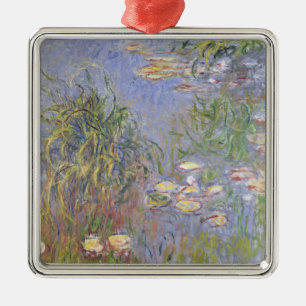 Water-Lilies, Cluster of Grass Metal Ornament
