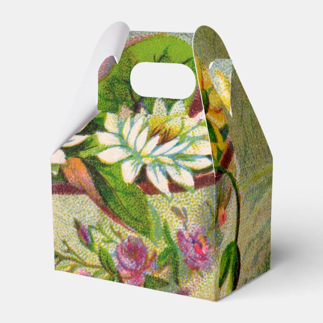 Water Lilies Favor Box (Front Side)