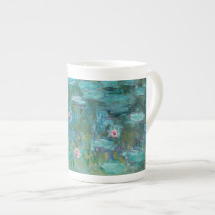 Water Lilies, Fine Art Oil Painting, Claude Monet Bone China Mug