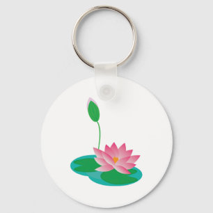 Water Lilies Keychain