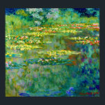 Water Lilies - Le Bassin des Nympheas by Monet Poster<br><div class="desc">Water Lilies - Le Bassin des Nympheas by Monet This is a quality reproduction of French Impressionist Claude Monet's "Pond of Water Lilies" [Le Bassin des Nympheas]. Monet painted this oil on canvas in 1904. ~ We suggest the semi-gloss paper or better for beautiful colour and for a quality print...</div>
