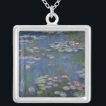 Water Lilies Monet Painting Necklace<br><div class="desc">Pretty necklace with a reproduction of Monet's famous painting Water Lilies. Very lovely way to display a fine piece of artwork. Makes a great gift for any art lover.</div>