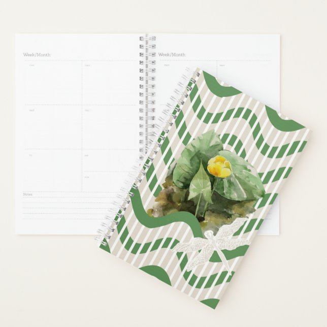 Water lilies pattern planner (Display)