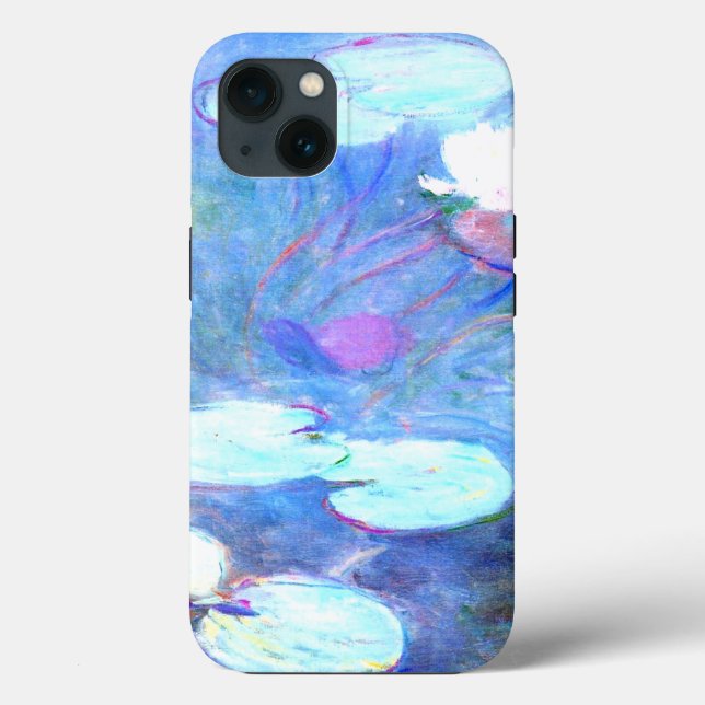 Water Lilies, Pink - Beautiful art by Claude Monet Case-Mate iPhone Case (Back)