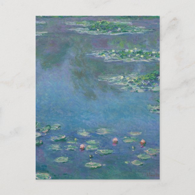 Water Lilies Series by Claude Monet Postcard (Front)