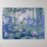 Water Lilies Series by Claude Monet Poster<br><div class="desc">Monet - Masters of Art Series</div>