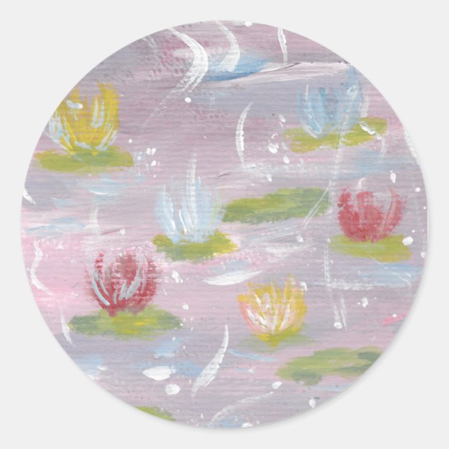 Water Lilies Stickers (Front)