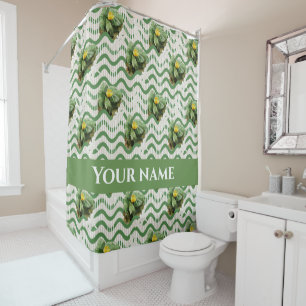 Water Lilies watercolor striped seamlesstexture