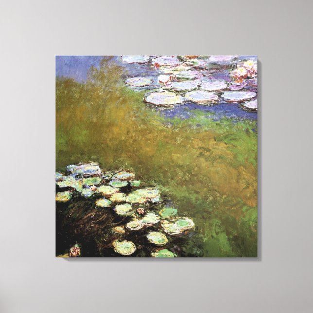 Water-Lillies, 1914-17 Canvas Print (Front)