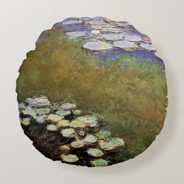 Water-Lillies, 1914-17  Round Pillow (Front)